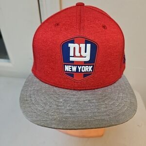 OFFICIAL LICENSED NEW YORK GIANTS RED 9FIFTY One Fitted Size